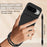 For Google Pixel 10 Liquid Silicone Case  Phone Back Cover with Card Holder and Short Strap - Black - 3