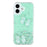 For iPhone 17 Case Epoxy PVC Butterfly TPU Aesthetics Phone Cover - Green - 3