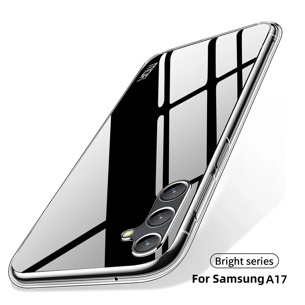 MOFI For Samsung Galaxy A17 5G / A17 4G Clear Phone Case  Ultra-Thin TPU Phone Back Cover - Transparent - 2