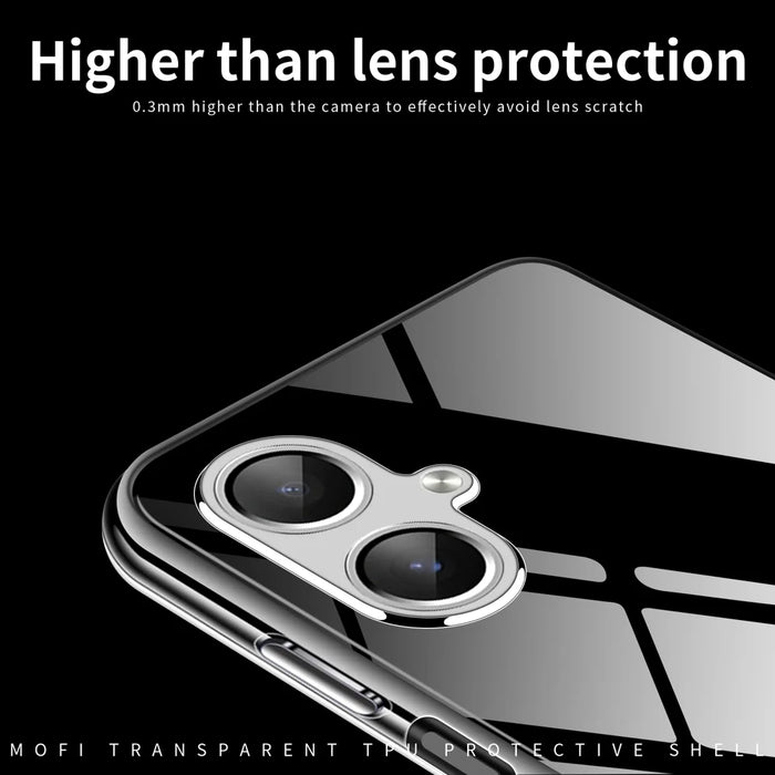 MOFI For Samsung Galaxy A07 4G Clear Phone Case  Ultra-Thin TPU Phone Back Cover - Transparent - 3