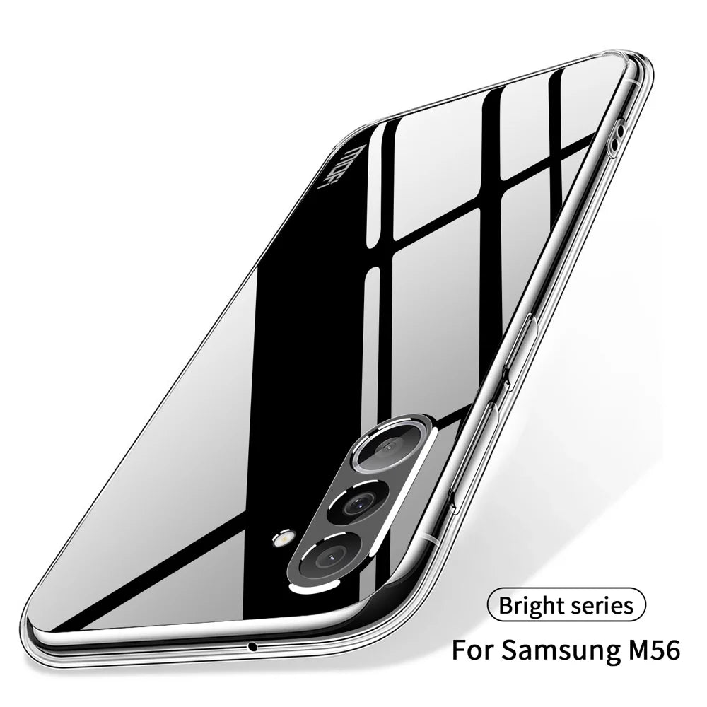 MOFI For Samsung Galaxy M56 5G Clear Phone Case  Ultra-Thin TPU Phone Back Cover - Transparent - 2