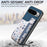 For Google Pixel 10 Pro XL Leather Phone Cover with RFID Blocking Zipper Card Bag Kickstand - Blue - 3