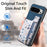 For Google Pixel 10 Pro XL Leather Phone Cover with RFID Blocking Zipper Card Bag Kickstand - Blue - 4