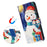 For iPhone 16 Wallet Case Christmas Pattern Printing Leather Phone Cover with Lanyard - Gift Box Snowman - 7