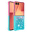 For Samsung Galaxy Z Flip7 5G TPU Case Gradient Quicksand Phone Back Cover - Pink+Sky Blue - 1