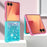 For Samsung Galaxy Z Flip7 5G TPU Case Gradient Quicksand Phone Back Cover - Pink+Sky Blue - 6