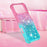 For iPhone 18 Pro Max / 17 Pro Max TPU Case Gradient Quicksand Phone Back Cover - Pink+Sky Blue - 7