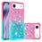 For iPhone Air TPU Case Gradient Quicksand Phone Back Cover - Pink+Sky Blue - 1