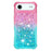 For iPhone Air TPU Case Gradient Quicksand Phone Back Cover - Pink+Sky Blue - 2
