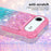 For iPhone Air TPU Case Gradient Quicksand Phone Back Cover - Pink+Sky Blue - 4