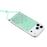 For iPhone 17 Pro Case Cute Bling TPU Epoxy Phone Cover with Lanyard - Green - 4