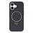 For iPhone 17 Case Compatible with MagSafe Kickstand TPU + PC Phone Cover Carbon Fiber Texture - 3
