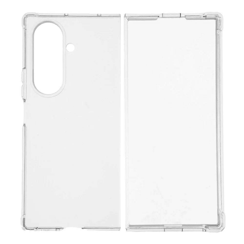 For Samsung Galaxy Z Fold7 5G Case Crystal Clear TPU Phone Cover with Reinforced Corner - 2
