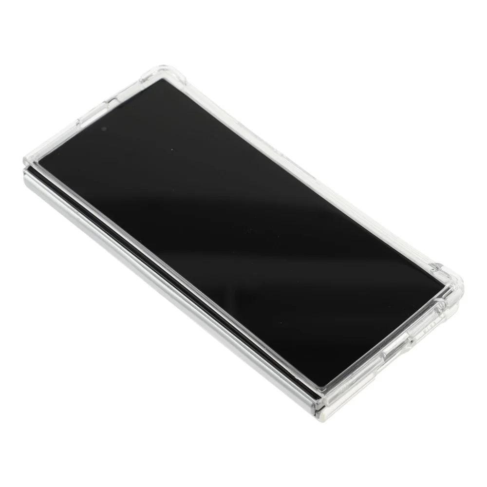 For Samsung Galaxy Z Fold7 5G Case Crystal Clear TPU Phone Cover with Reinforced Corner - 4