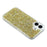 For iPhone 17 Case Shockproof Soft TPU Phone Cover Glittery Design - Gold - 6