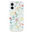 For iPhone 17 Case Glitter Flower Epoxy Shockproof Phone Cover - Style C - 3