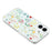 For iPhone 17 Case Glitter Flower Epoxy Shockproof Phone Cover - Style C - 5