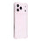 For iPhone 17 Pro Max Case Skin Touch Matte TPU Phone Back Cover Precise Cutouts - Transparent Pink - 1
