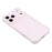 For iPhone 17 Pro Max Case Skin Touch Matte TPU Phone Back Cover Precise Cutouts - Transparent Pink - 4