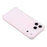 For iPhone 17 Pro Max Case Skin Touch Matte TPU Phone Back Cover Precise Cutouts - Transparent Pink - 5
