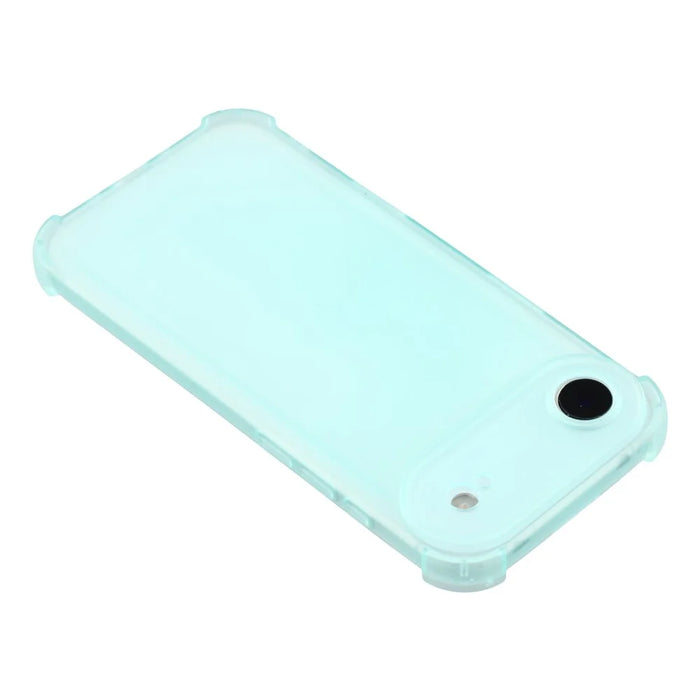 For iPhone Air Case Skin Touch Matte TPU Phone Back Cover Precise Cutouts - Transparent Green - 5