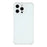 For iPhone 16 Pro Max Case Skin Touch Matte TPU Phone Back Cover Precise Cutouts - Transparent White - 3