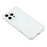 For iPhone 16 Pro Max Case Skin Touch Matte TPU Phone Back Cover Precise Cutouts - Transparent White - 4