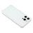 For iPhone 16 Pro Max Case Skin Touch Matte TPU Phone Back Cover Precise Cutouts - Transparent White - 5