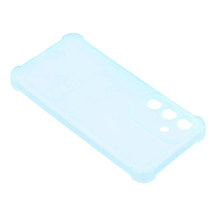 For Samsung Galaxy S25 Case Skin Touch Matte TPU Phone Back Cover Precise Cutouts - Transparent Blue - 5