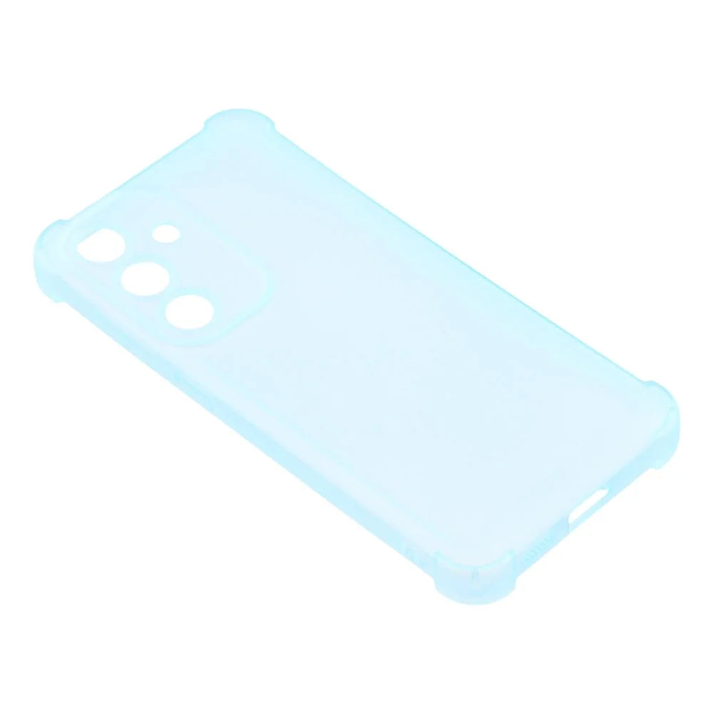 For Samsung Galaxy S24+ Case Skin Touch Matte TPU Phone Back Cover Precise Cutouts - Transparent Blue - 4