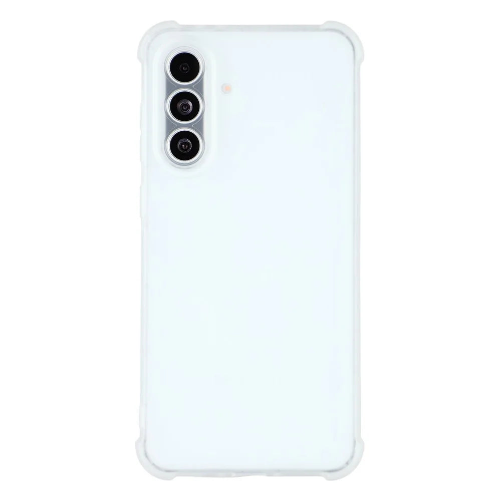 For Samsung Galaxy A56 5G Case Skin Touch Matte TPU Phone Back Cover Precise Cutouts - Transparent White - 3