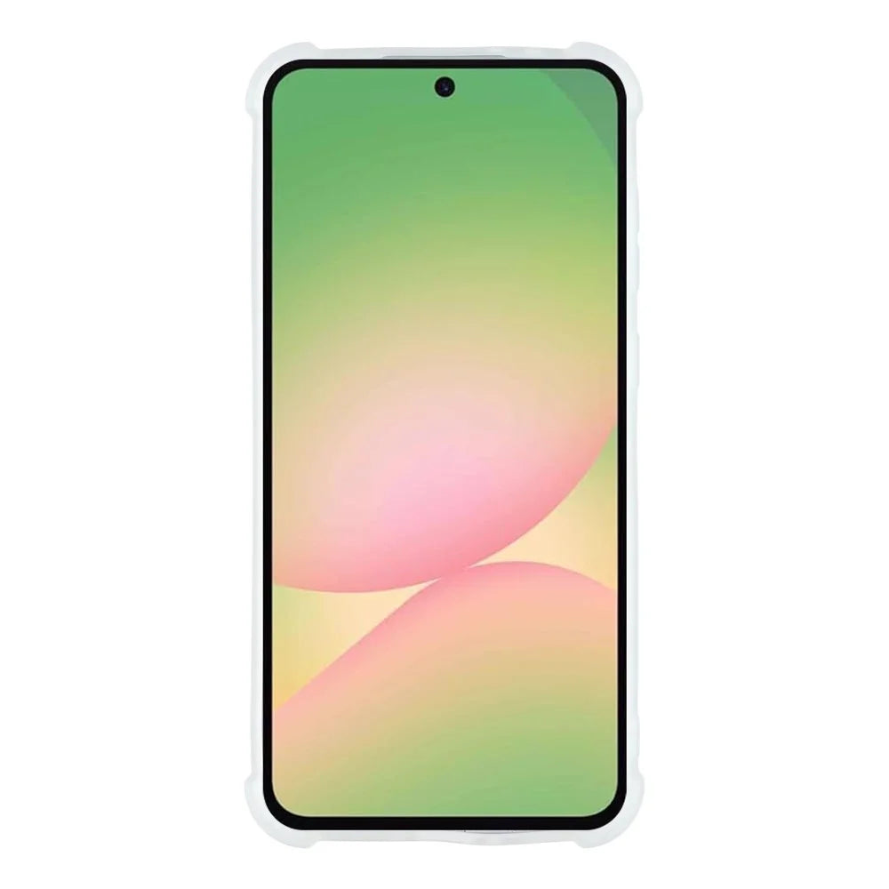 For Samsung Galaxy A36 5G Case Skin Touch Matte TPU Phone Back Cover Precise Cutouts - Transparent White - 2