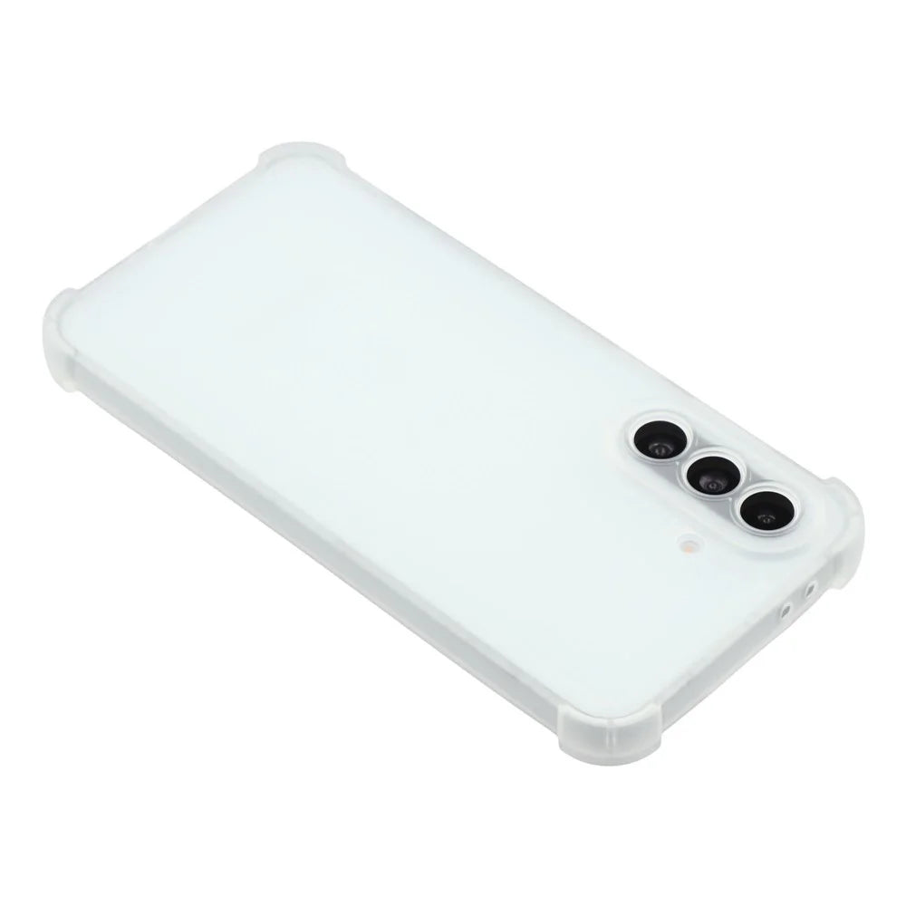 For Samsung Galaxy A36 5G Case Skin Touch Matte TPU Phone Back Cover Precise Cutouts - Transparent White - 5