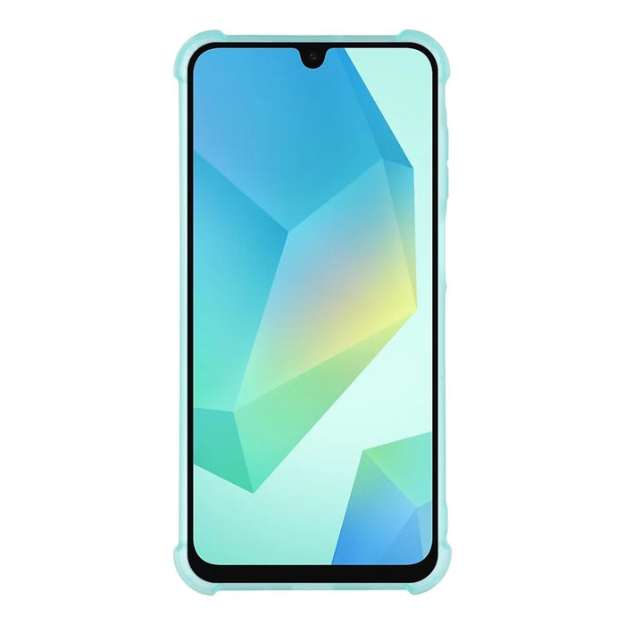 For Samsung Galaxy A16 4G / 5G Case Skin Touch Matte TPU Phone Back Cover Precise Cutouts - Transparent Green - 2