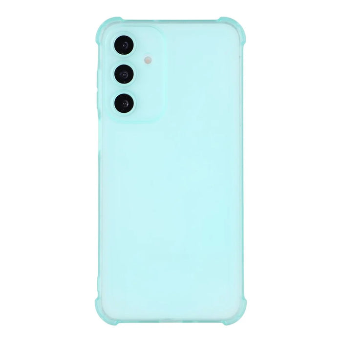 For Samsung Galaxy A16 4G / 5G Case Skin Touch Matte TPU Phone Back Cover Precise Cutouts - Transparent Green - 3