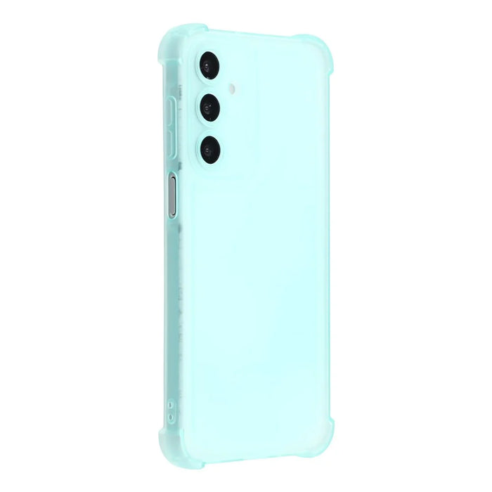 For Samsung Galaxy A55 5G Case Skin Touch Matte TPU Phone Back Cover Precise Cutouts - Transparent Green - 1
