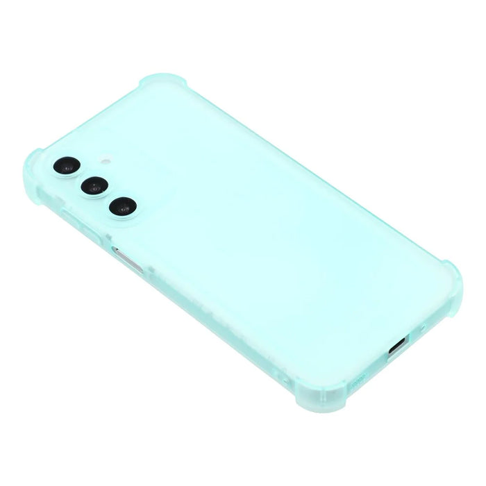 For Samsung Galaxy A55 5G Case Skin Touch Matte TPU Phone Back Cover Precise Cutouts - Transparent Green - 4