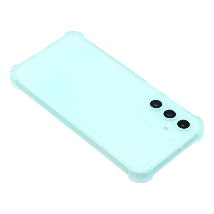 For Samsung Galaxy A55 5G Case Skin Touch Matte TPU Phone Back Cover Precise Cutouts - Transparent Green - 5