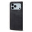 For iPhone 17 Pro Max Case Jeans Cloth Texture Anti-Scratch Leather Stand Phone Cover - Black - 6