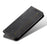For iPhone 17 Case Jeans Cloth Texture Anti-Scratch Leather Stand Phone Cover - Black - 4