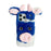 For iPhone 17 Pro Max Case Fluffy Cute Cow Winter Plush Inner TPU Phone Cover - Blue - 1