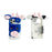 For iPhone 17 Pro Max Case Fluffy Cute Cow Winter Plush Inner TPU Phone Cover - Blue - 2
