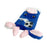 For iPhone 17 Pro Max Case Fluffy Cute Cow Winter Plush Inner TPU Phone Cover - Blue - 6
