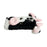 For iPhone 17 Case Fluffy Cute Cow Winter Plush Inner TPU Phone Cover - Black - 3