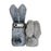 For iPhone Air Case Plush Cute Bunny Winter Fluffy TPU Phone Cover - Dark Grey - 3