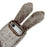 For iPhone Air Case Plush Cute Bunny Winter Fluffy TPU Phone Cover - Dark Grey - 7