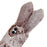 For iPhone 17 Case Plush Cute Bunny Winter Fluffy TPU Phone Cover - Brown - 6