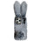 For iPhone 17 Pro Max Case Plush Cute Bunny Winter Fluffy TPU Phone Cover - Dark Grey - 1