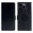 For iPhone 16 Pro Max Case Compatible with MagSafe Wallet Stand Leather Flip Phone Cover - Black - 1