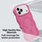 For iPhone 18 Pro Max / 17 Pro Max Case Compatible with MagSafe TPU + PC Phone Back Cover Skin Touch Wave Shape - Rose - 4